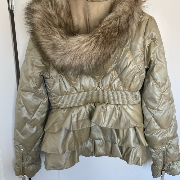 Juicy couture quilted champagne coat - Picture 2 of 3